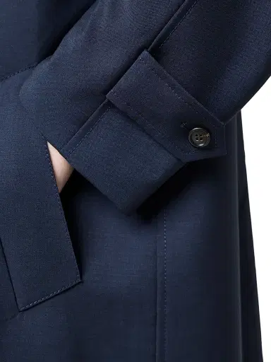 Miu Miu Women's Single Breasted Kid Mohair Coat - Blue - Size 12 | Thumbnail 5