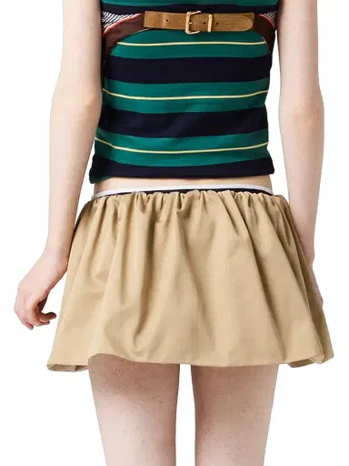 Miu Miu Women's Chino Miniskirt - Beige Khaki | Thumbnail 3