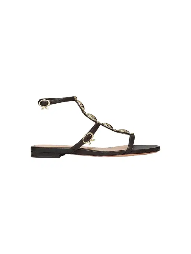 Gianvito Rossi Women's Embellished Leather Sandals - Black