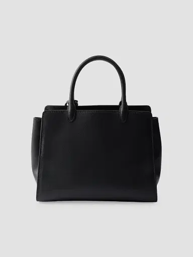 Prada Women's Prelude Medium Leather Top Handle Bag - Black | Thumbnail 4
