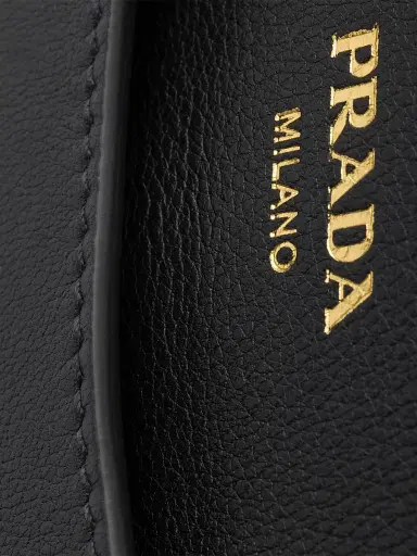 Prada Women's Prelude Medium Leather Top Handle Bag - Black | Thumbnail 7
