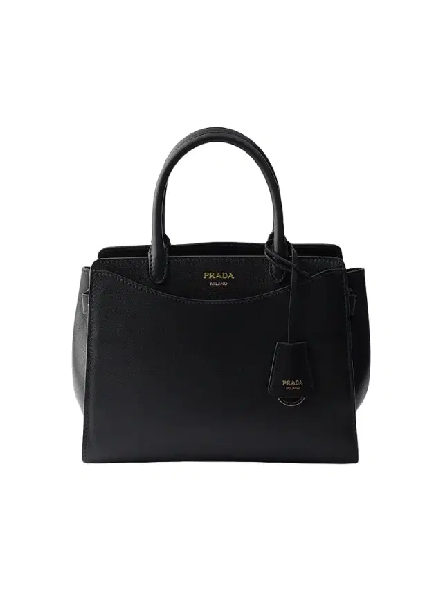 Prada Women's Prelude  Leather Top Handle Bag - Black