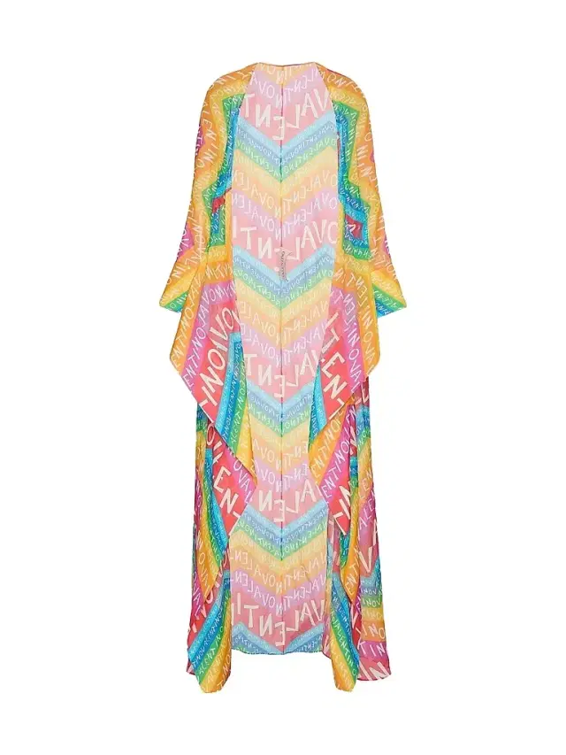 Valentino Garavani Women's Chevron 4 Muslin Cape