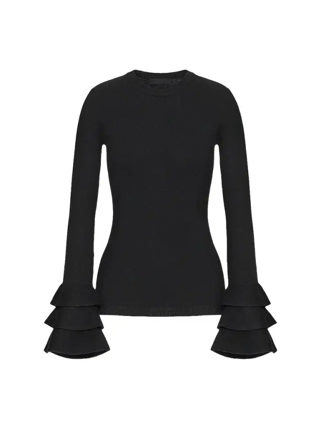 Valentino Garavani Women's Viscose and Wool Sweater - Black