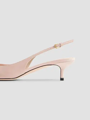 Valentino Garavani Women's Bepointy 45MM Slingback Pumps in Kidskin - Candy Rose | Thumbnail 5