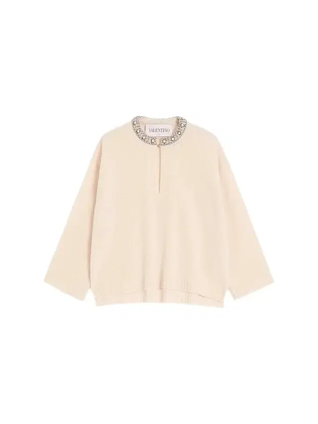 Valentino Garavani Women's Embroidered Wool Sweater - Birch