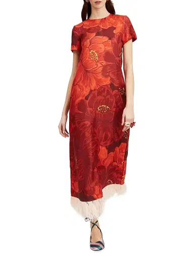 La DoubleJ Women's Swing Dress - Ruby Red - Size XS | Thumbnail 3 La DoubleJ Women's Swing Dress - Ruby Red - Size XS | Thumbnail 3