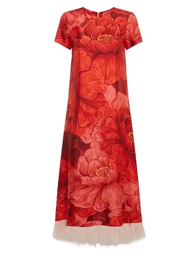 La DoubleJ Women's Swing Dress - Ruby Red - Size XS | Thumbnail 1 La DoubleJ Women's Swing Dress - Ruby Red - Size XS | Thumbnail 1