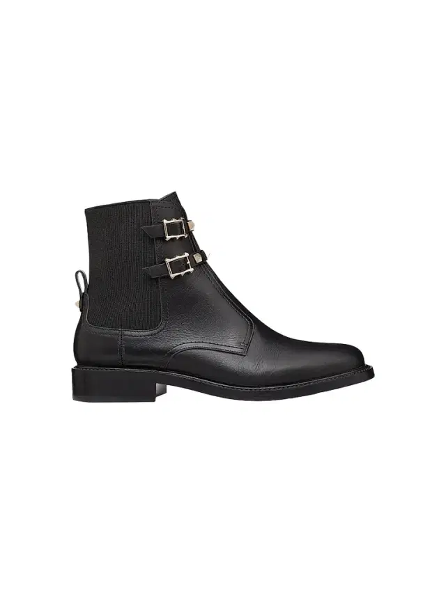 Valentino Garavani Women's Rockstud 20MM Calfskin Ankle Boots - Black