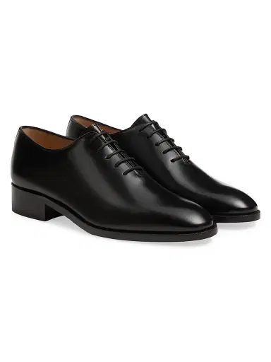 Valentino Garavani Men's Pas Des Dieux Oxfords in Leather - Black | Thumbnail 2