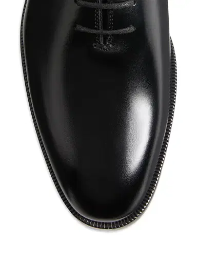 Valentino Garavani Men's Pas Des Dieux Oxfords in Leather - Black | Thumbnail 5