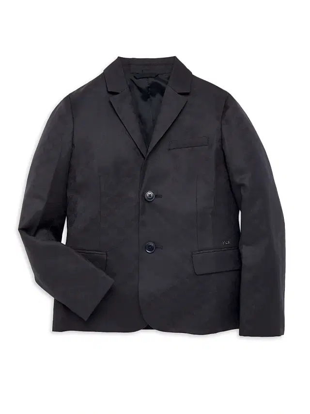 Emporio Armani Boy's Logo Jacquard Blazer - Navy