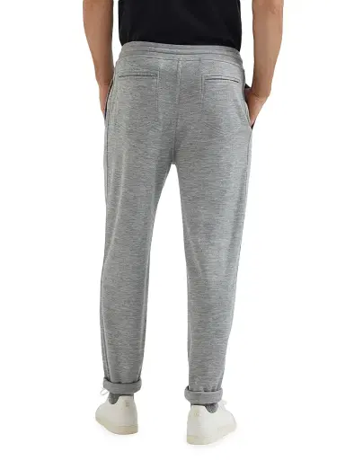 Brunello Cucinelli Men's Cashmere and Silk French Terry Trousers - Grey - Size XXXXL | Thumbnail 3 Brunello Cucinelli Men's Cashmere and Silk French Terry Trousers - Grey - Size XXXXL | Thumbnail 3