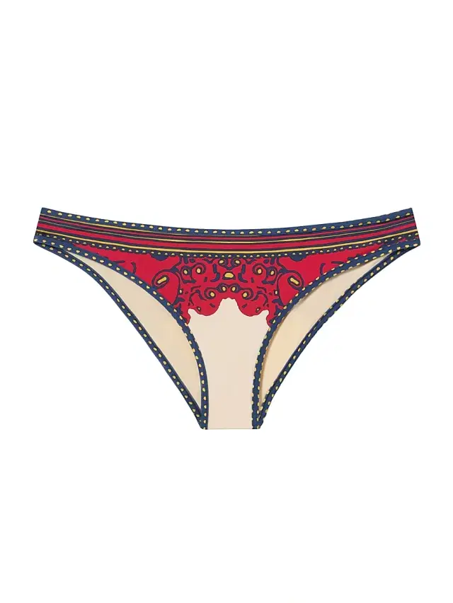 La DoubleJ Women's Bikini Bottom - Lemuria Placee Pink