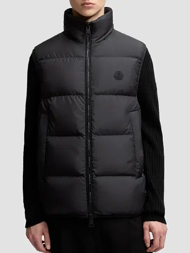 Moncler Men's Gabas Puffer Vest - Black - Size XXXXL | Thumbnail 2 Moncler Men's Gabas Puffer Vest - Black - Size XXXXL | Thumbnail 2