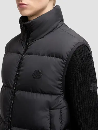 Moncler Men's Gabas Puffer Vest - Black - Size XXXXL | Thumbnail 4 Moncler Men's Gabas Puffer Vest - Black - Size XXXXL | Thumbnail 4
