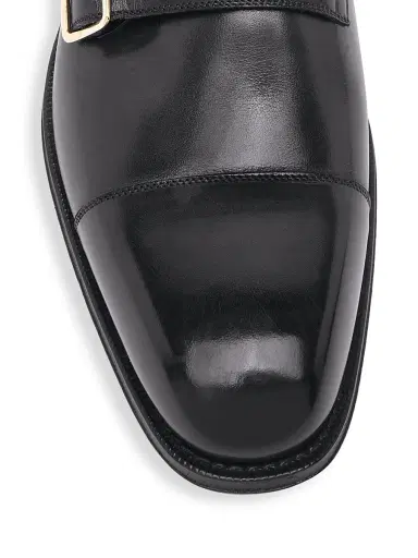 Tom Ford Men's Claydon Leather Double-Monk-Strap Shoes | Thumbnail 4 Tom Ford Men's Claydon Leather Double-Monk-Strap Shoes | Thumbnail 4