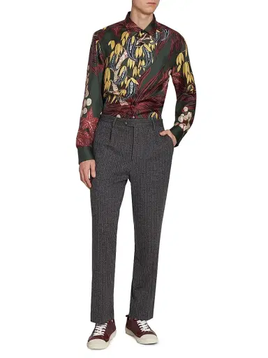 Etro Men's Roma Silk Shirt | Thumbnail 2