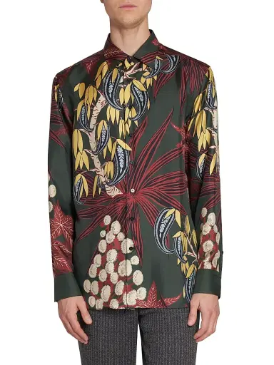 Etro Men's Roma Silk Shirt | Thumbnail 3