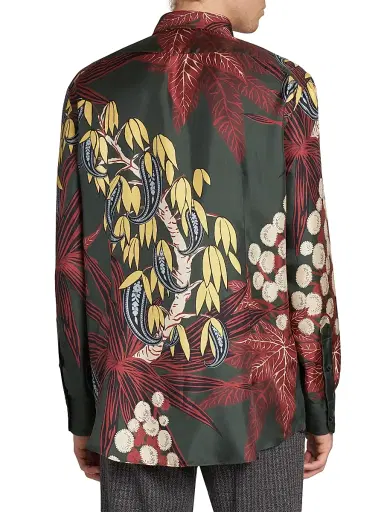 Etro Men's Roma Silk Shirt | Thumbnail 5