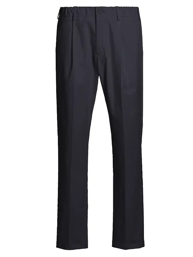 Herno Men's Elasticized Waist Straight-Leg Pants - Navy
