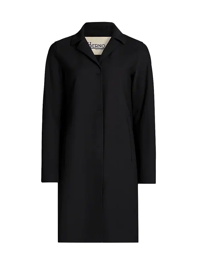 Herno Women's Scuba Snap Front Jacket - Black