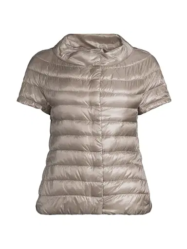 HERNO Women's Iconico Emilia Cap-Sleeve Down Puffer Jacket | Thumbnail 1 HERNO Women's Iconico Emilia Cap-Sleeve Down Puffer Jacket | Thumbnail 1