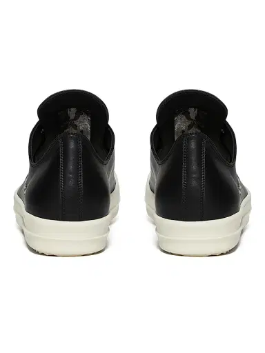 Rick Owens Men's Extreme Leather Low-Top Sneakers | Thumbnail 4