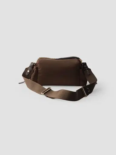 Prada Women's Explore Re-Nylon and Leather Shoulder Bag - Dark Brown | Thumbnail 3