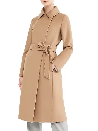 Max Mara Women's Wool Robe Coat - Camel - Size 10 | Thumbnail 2 Max Mara Women's Wool Robe Coat - Camel - Size 10 | Thumbnail 2