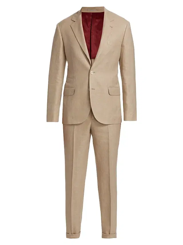 Brunello Cucinelli Men's Linen & Silk Two-Piece Suit