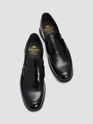 Church's Men's Rock Ferry Leather Dress Loafers - Black - Size 11 | Thumbnail 4 Church's Men's Rock Ferry Leather Dress Loafers - Black - Size 11 | Thumbnail 4