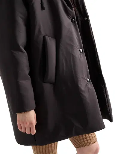 Prada Women's Lightweight Re-Nylon Raincoat | Thumbnail 5 Prada Women's Lightweight Re-Nylon Raincoat | Thumbnail 5