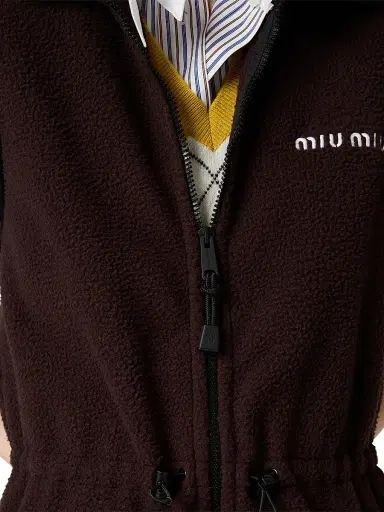 Miu Miu Women's Fleece Dress | Thumbnail 5 Miu Miu Women's Fleece Dress | Thumbnail 5