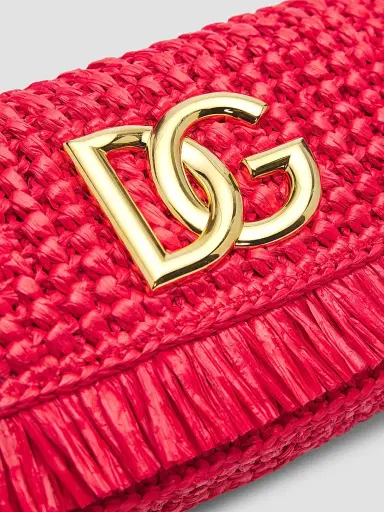 Dolce & Gabbana Women's Anticipo Carretto Raffia Shoulder Bag | Thumbnail 6 Dolce & Gabbana Women's Anticipo Carretto Raffia Shoulder Bag | Thumbnail 6