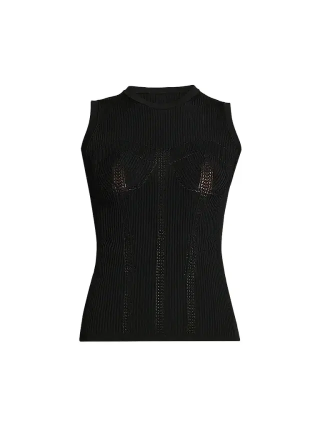 Women's Mesh Tank - Nero - Size 12