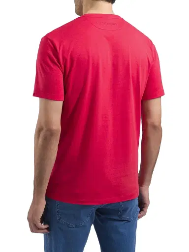 Stefano Ricci Men's Crewneck T-Shirt - Red | Thumbnail 3 Stefano Ricci Men's Crewneck T-Shirt - Red | Thumbnail 3