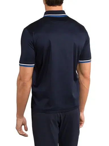 Stefano Ricci Men's Polo Shirt - Dark Blue | Thumbnail 3 Stefano Ricci Men's Polo Shirt - Dark Blue | Thumbnail 3
