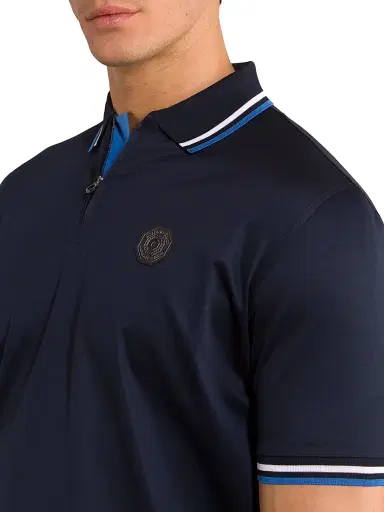 Stefano Ricci Men's Polo Shirt - Dark Blue | Thumbnail 6 Stefano Ricci Men's Polo Shirt - Dark Blue | Thumbnail 6