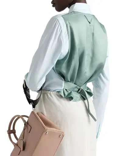 Prada Women's Oxford Cotton Shirt | Thumbnail 3