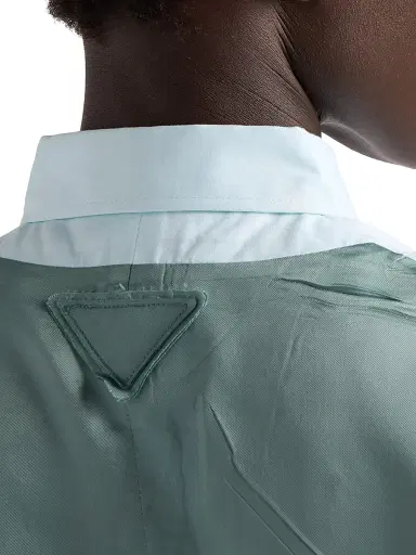 Prada Women's Oxford Cotton Shirt | Thumbnail 4