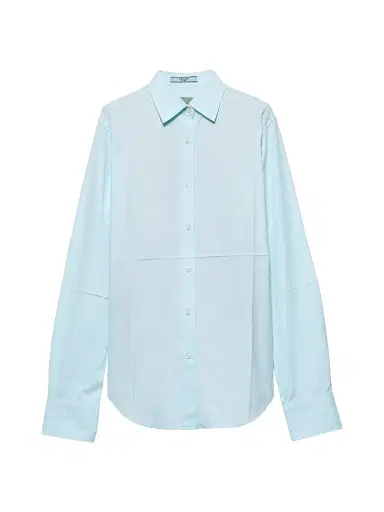 Prada Women's Oxford Cotton Shirt | Thumbnail 1