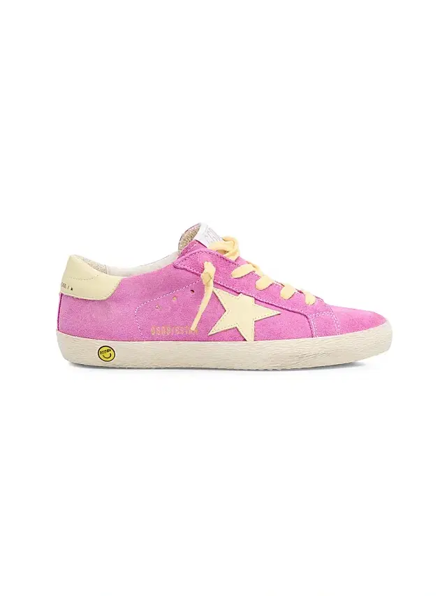 Golden Goose Girl's Super Star Suede Sneakers - Pink 1.5 (Child)