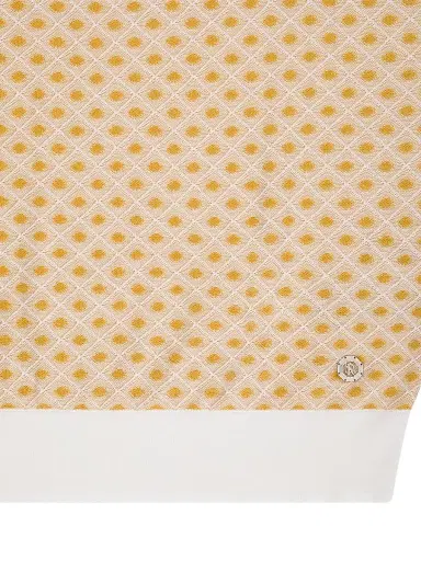 Stefano Ricci Men's Cotton Silk Zip Polo Shirt - Yellow | Thumbnail 7 Stefano Ricci Men's Cotton Silk Zip Polo Shirt - Yellow | Thumbnail 7