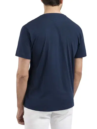 Stefano Ricci Men's Crewneck T-Shirt - Dark Blue - Size Medium | Thumbnail 3