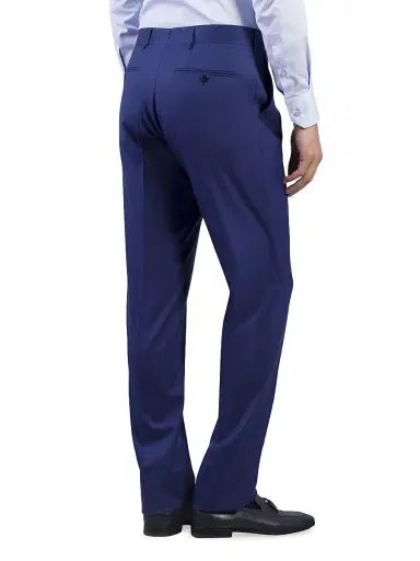 Stefano Ricci Men's Slim Fit Trousers - Blue | Thumbnail 3