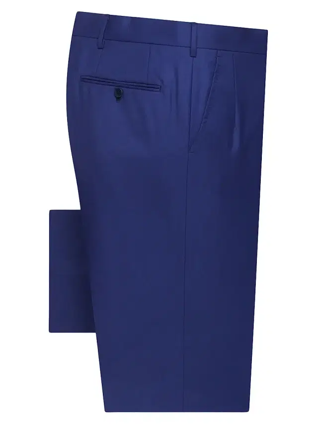 Stefano Ricci Men's Slim Fit Trousers - Blue