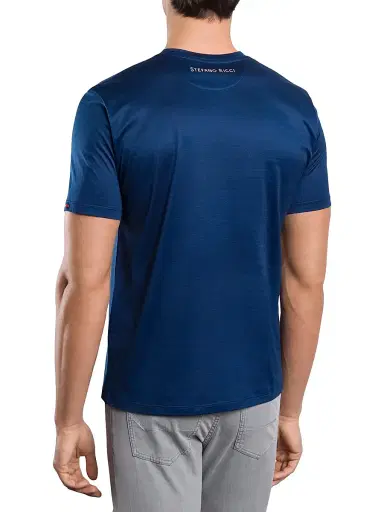 Stefano Ricci Men's T-Shirt - Dark Blue | Thumbnail 5