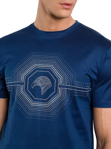 Stefano Ricci Men's T-Shirt - Dark Blue | Thumbnail 7