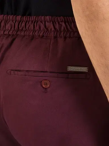 Stefano Ricci Men's Casual Trousers - Red - Size 46 | Thumbnail 4